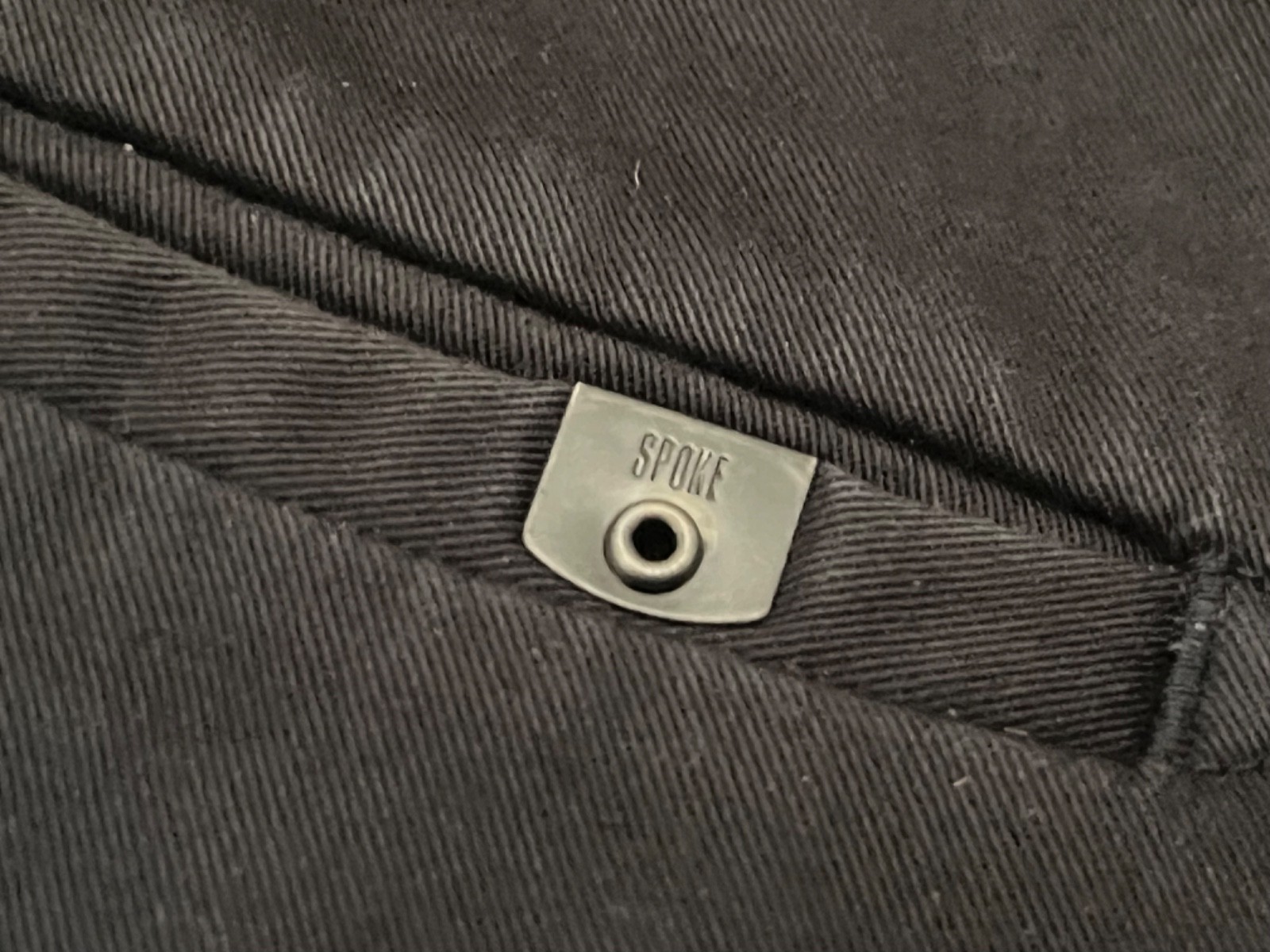 Spoke SHARPS Build B, WAIST 38 x L28″ Charcoal Grey 97% Cotton 3% Elastane