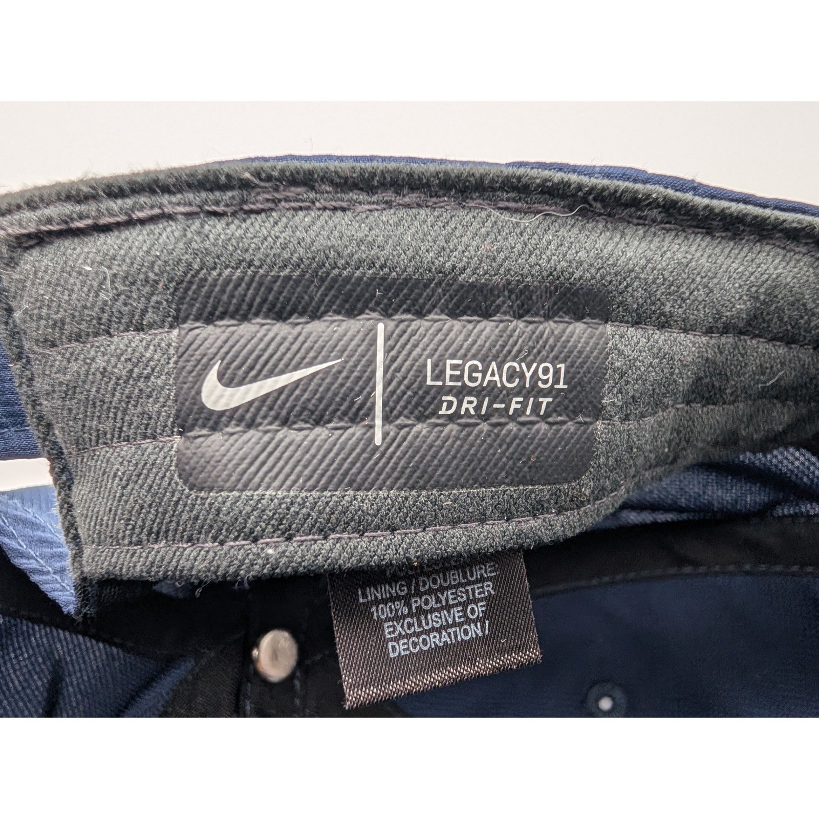 Nike Legacy91 Dri-FIT Navy Blue Adjustable Hat AQ5349-410