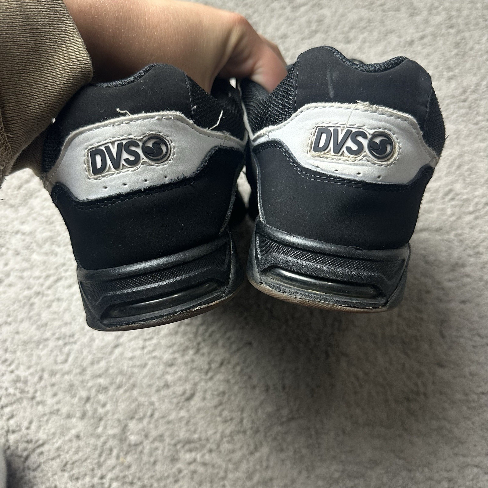 DVS Enduro Heir BlackCharcoal Gray Skater Y2K Grunge Wide Chubby Men’s Sz 10