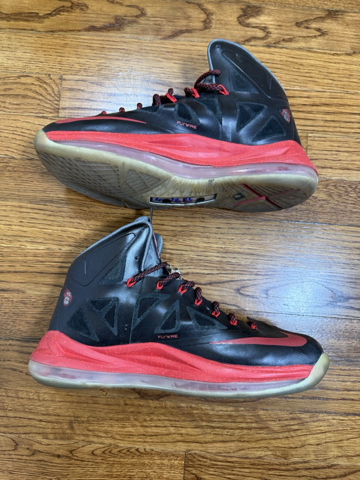 Nike LeBron 10+ Sport Pack “Pressure” Black Red 2021 542244-001 Mens Size 10