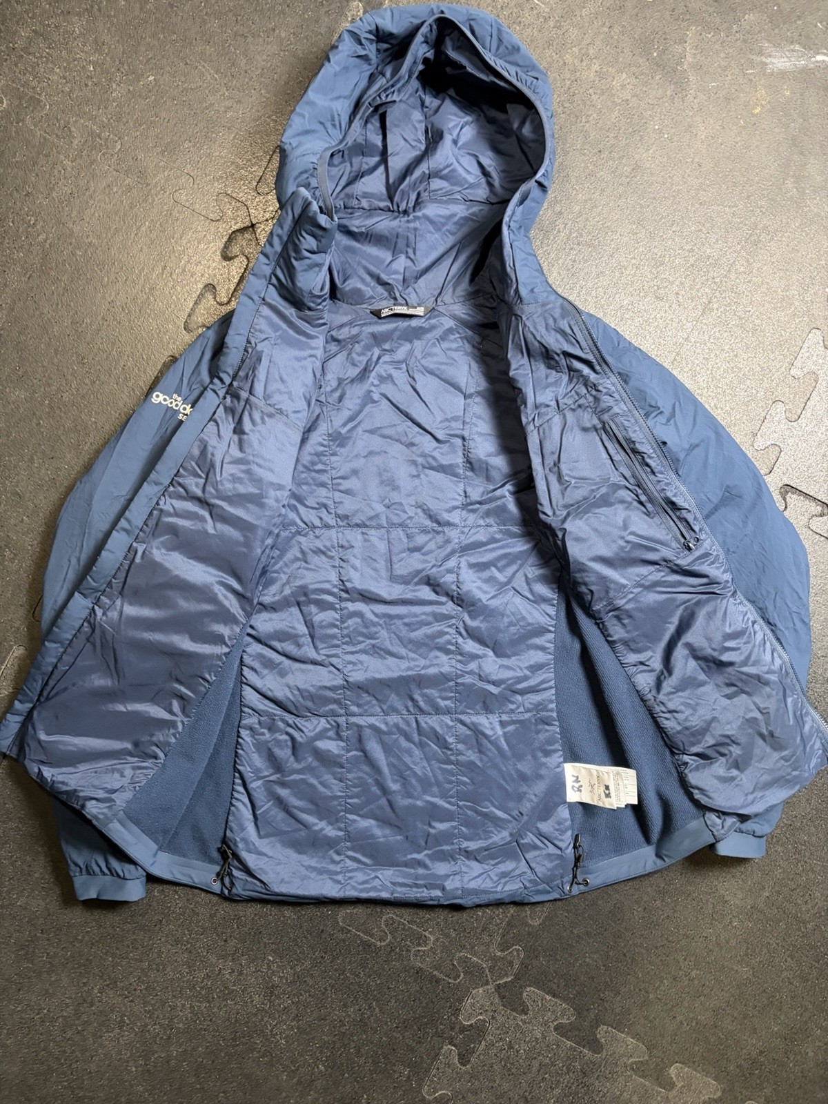 Arc’teryx Atom SL Hoody Womens Medium Full Zip Lightweight Blue Arcteryx Jacket