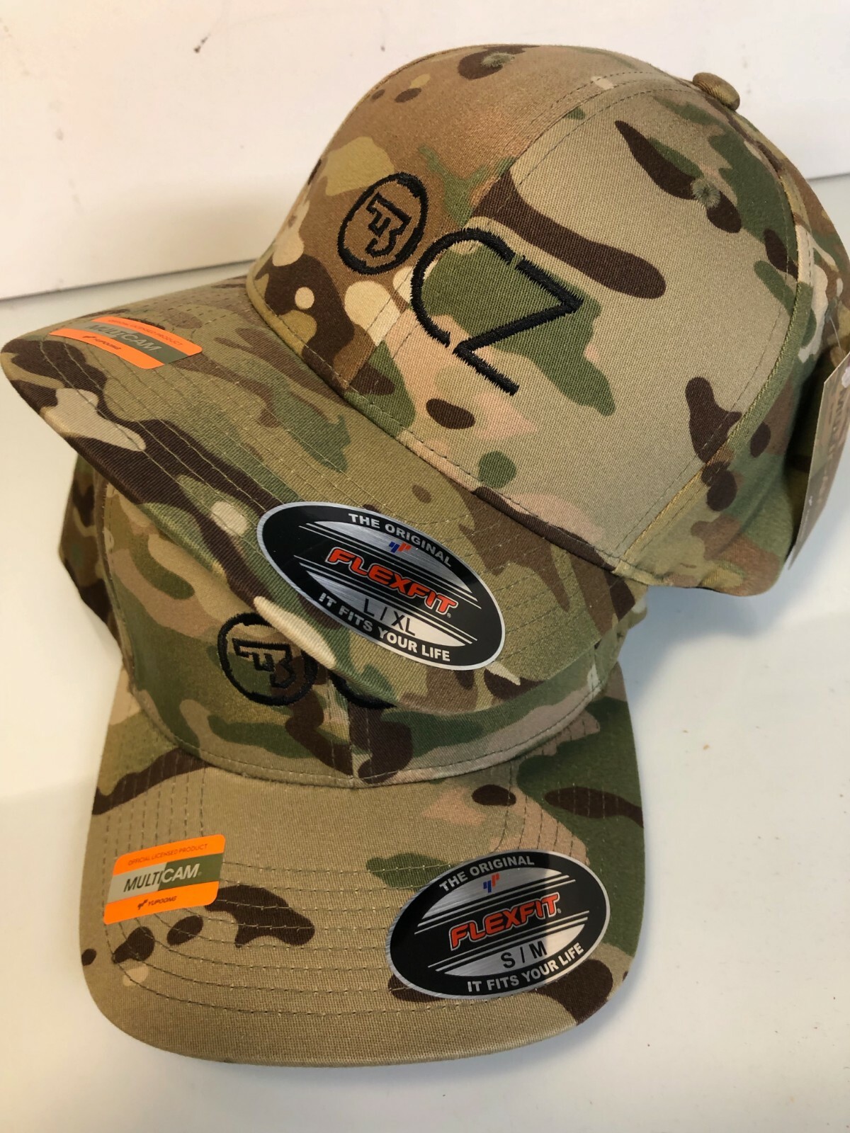 CZ Logo Embroidered MultiCam Flexfit Ball Cap S/M or L/XL