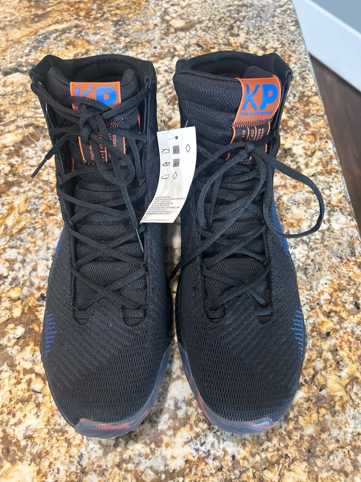 Size 13 – adidas Pro Bounce 2018 Black/Orange/Blue NEW YORK KNICK