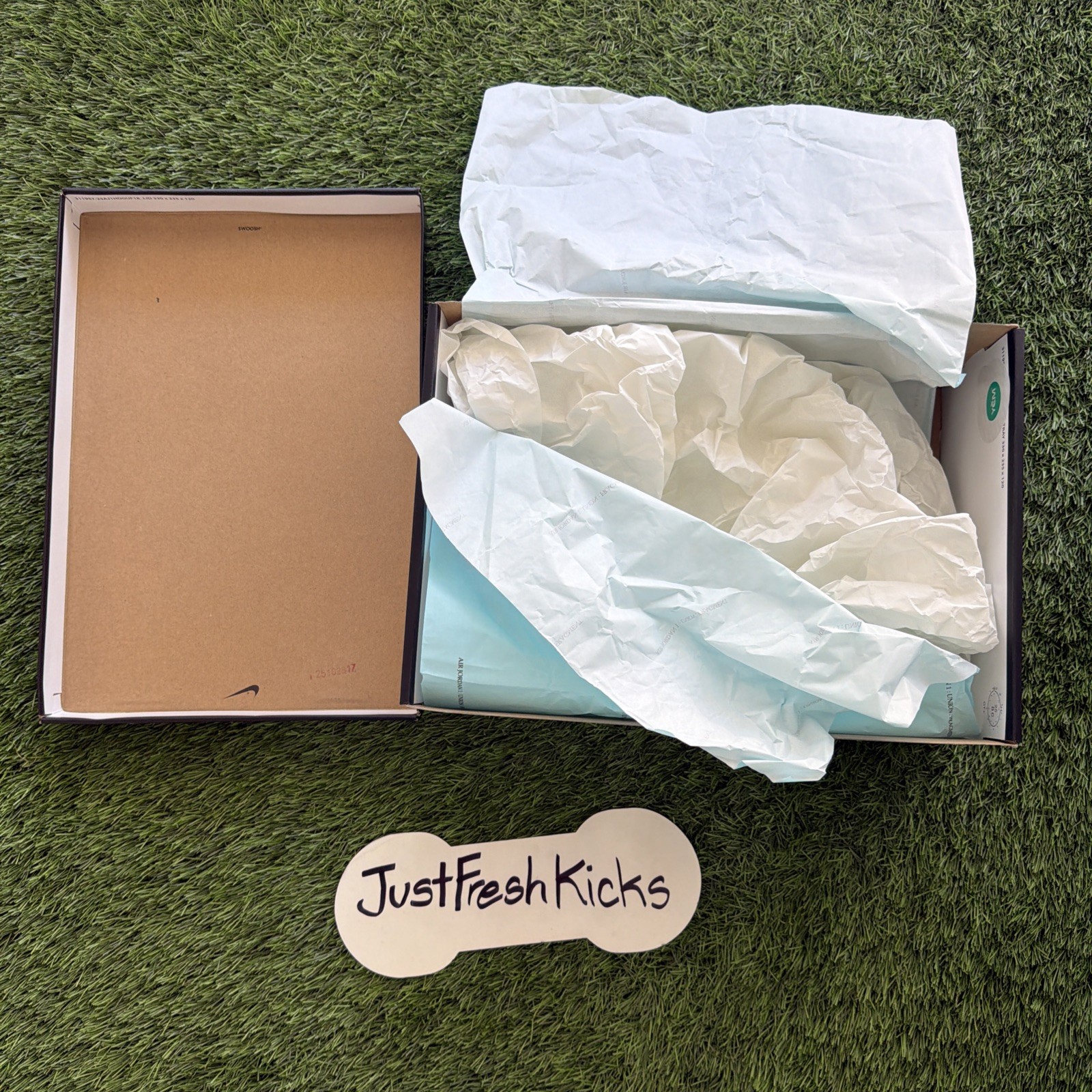 * EMPTY SHOE BOX * Size 9.5 – Air Jordan 1 High Fragment Union Royal IO7847-002