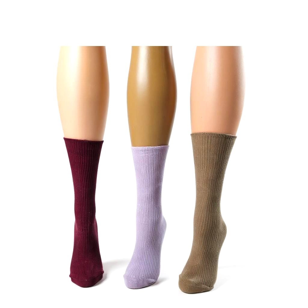 Sierra Socks Diabetic/Arthritic Rayon from Bamboo Soft Crew Comfort Top Socks