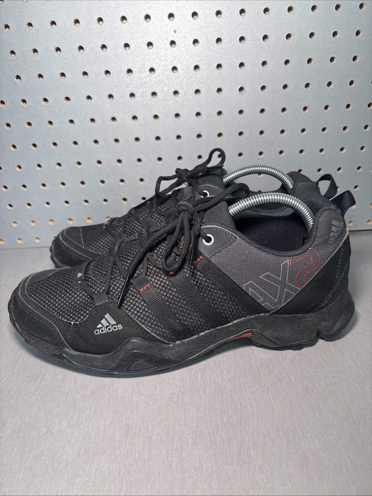 Adidas AX2 Traxion Black Trail Running Shoes Mens Sz 10 Hiking Outdoors Gorpcore