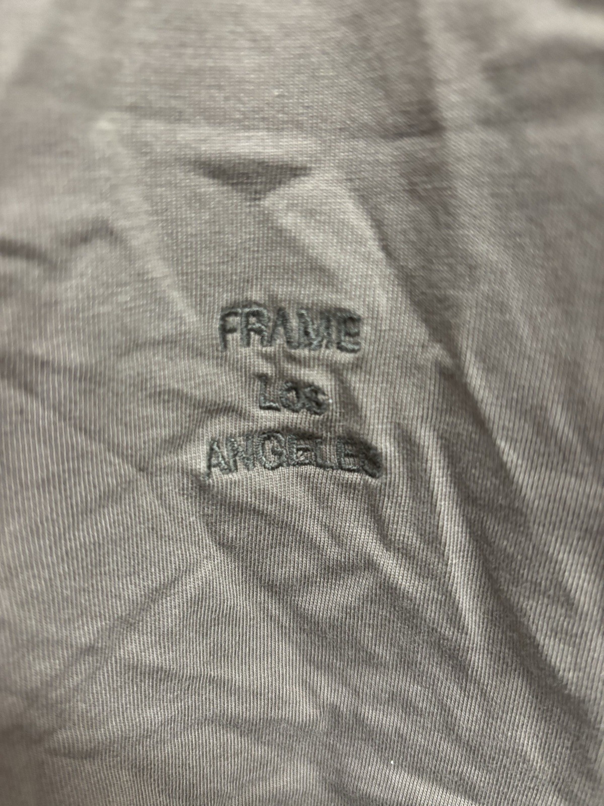 Frame Men’s Short Sleeve Logo Tee T-Shirt Soft Mocha/Brown US Size Small