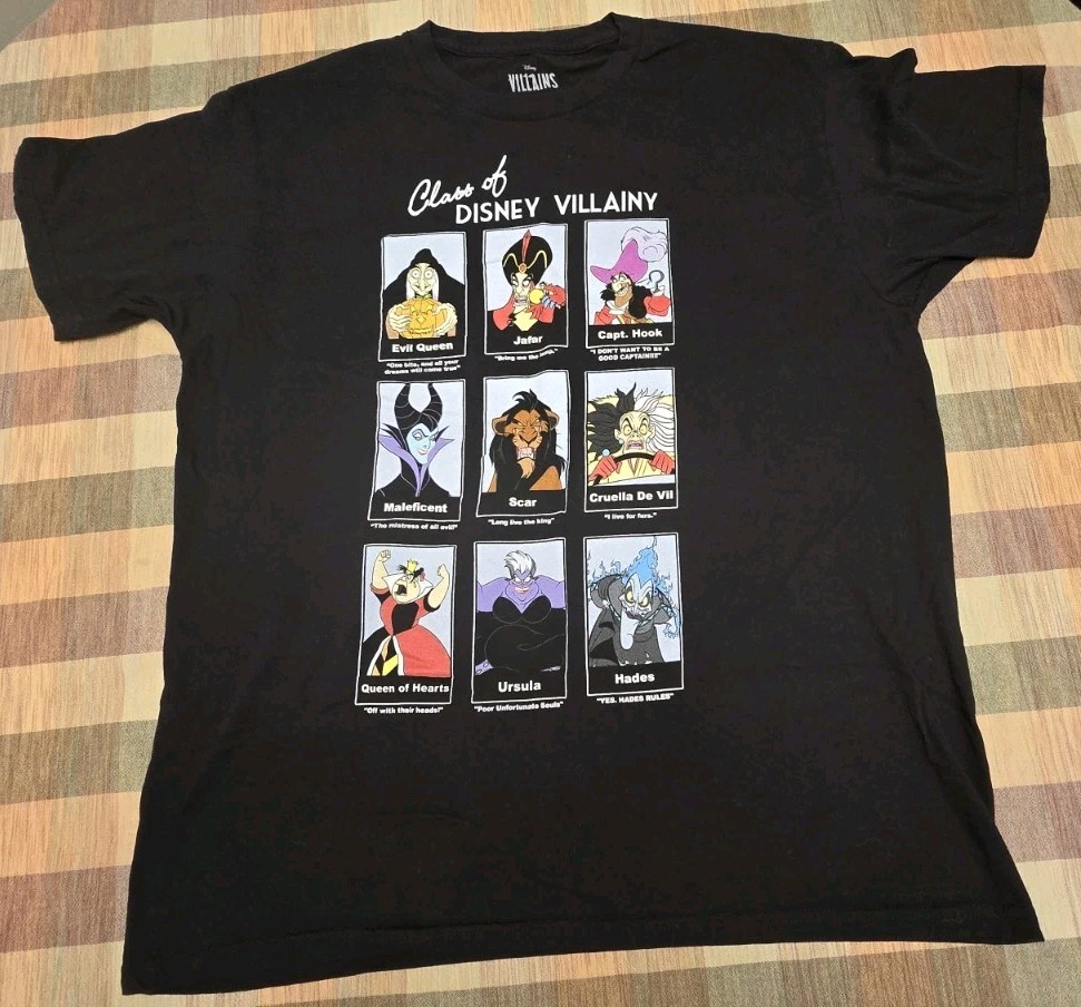 Disney Villains Class Of Disney Villainy Unisex XXL