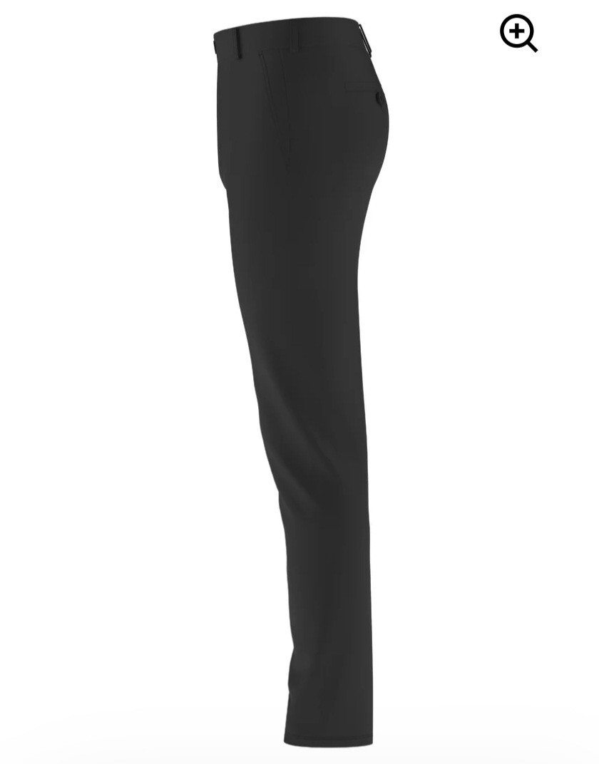 Tailored Black 4Way Stretch Dress Pants AnyTime Sizes 29,30,31,32,33,34,36,38,40