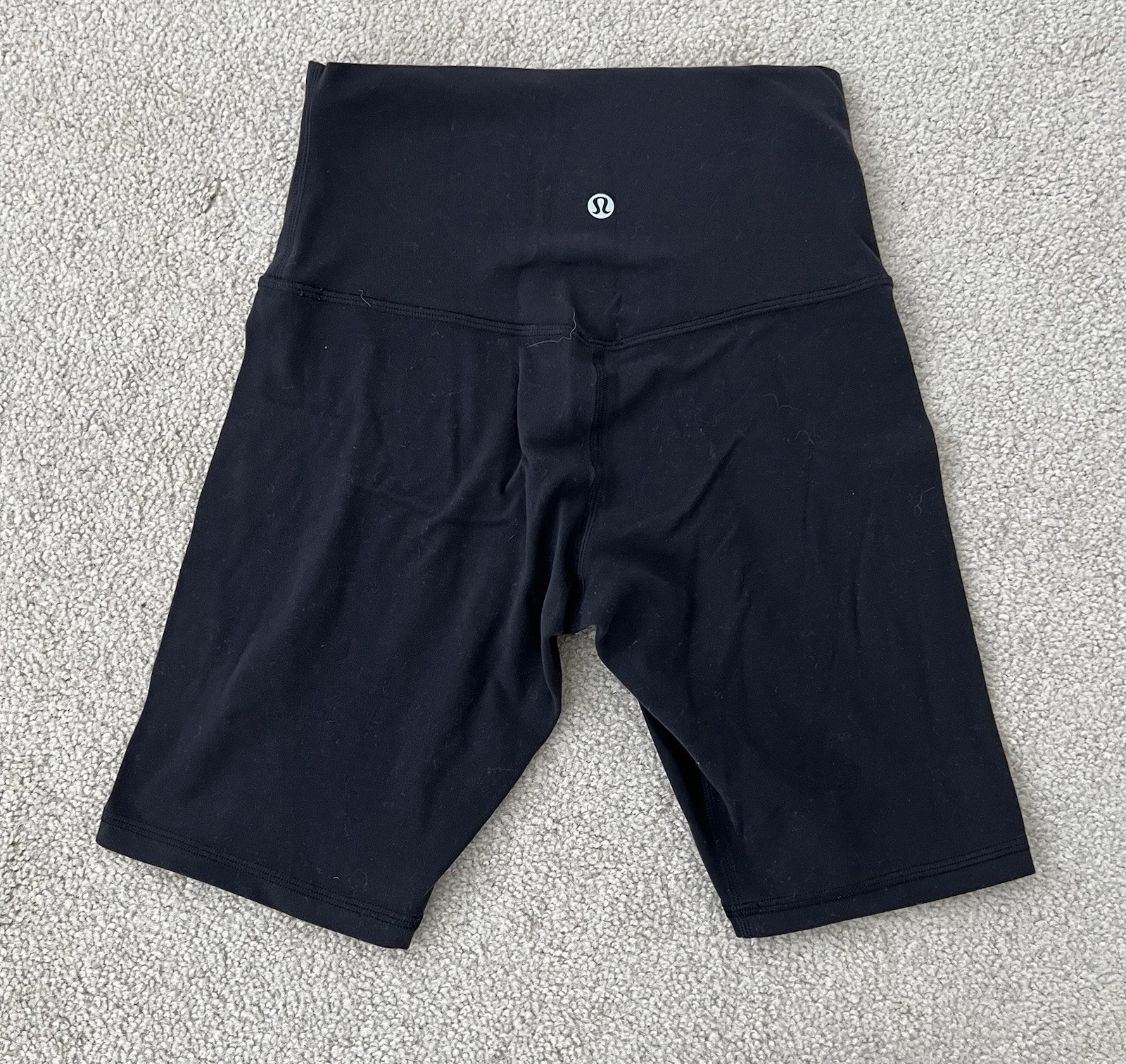 Lululemon Align High Rise Biker Shorts Womens Size 4 Black 8 Inch Inseam
