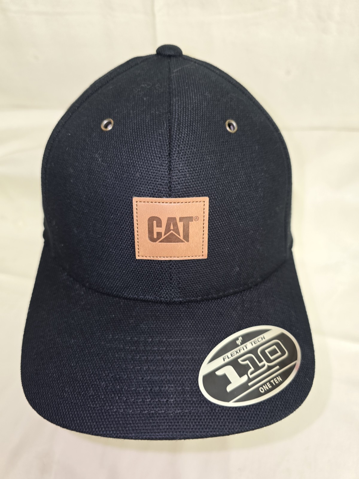 Caterpillar Flexfit Tech 110 One Ten Diamond Plate Hat/Cap Black- Genuine