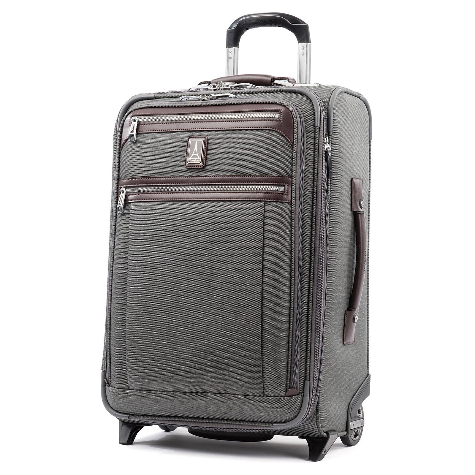 Travelpro Platinum Elite Softside Expandable Luggage, 2 Wheel Grey 22 Inch U1