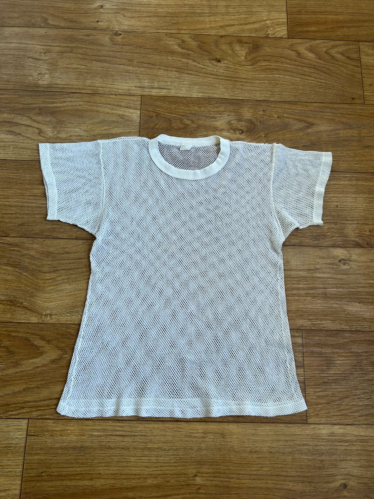 Vintage 60’s BVD tshirt mesh small true vtg