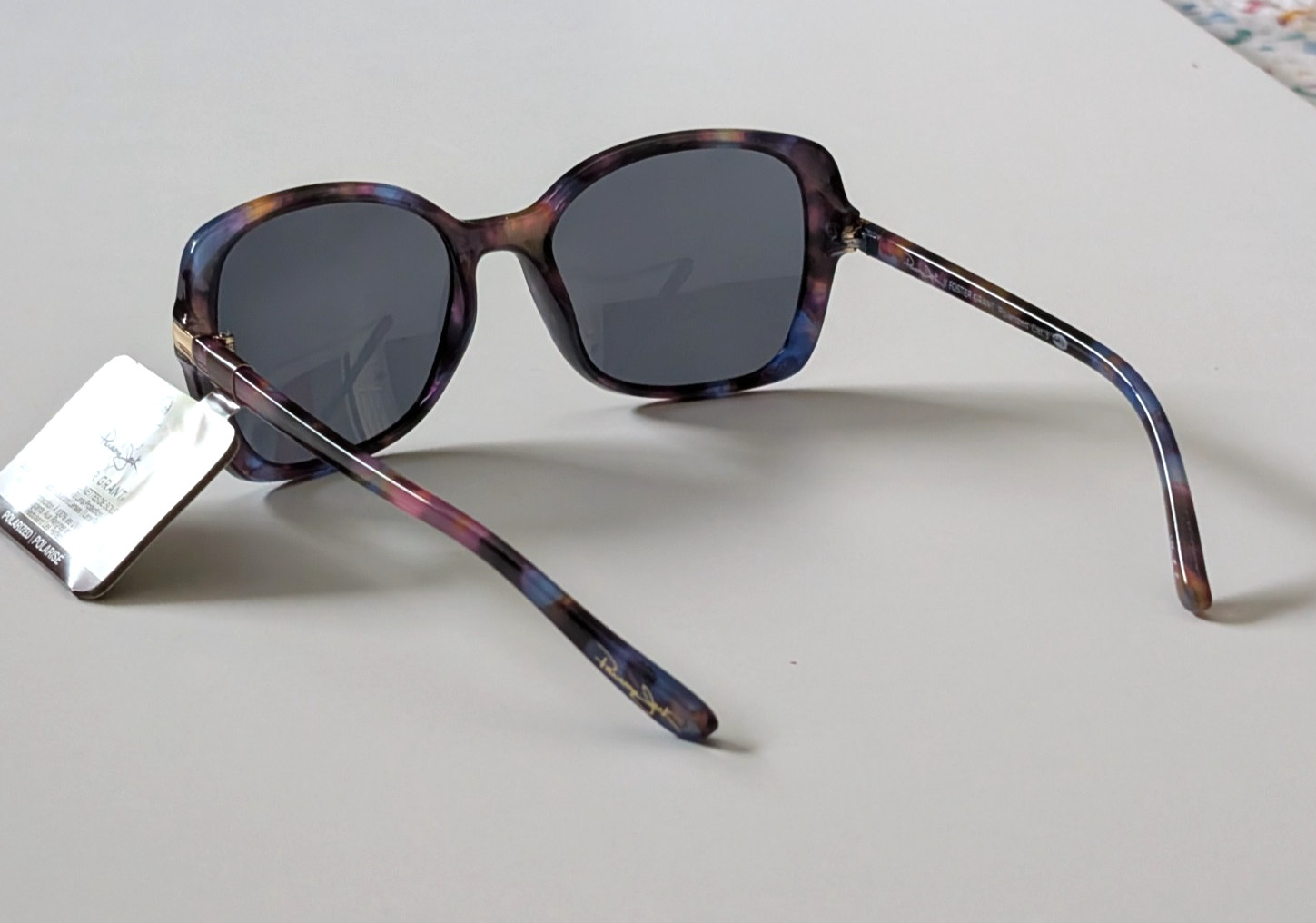 Panama Jack Polarized Sunglasses PJL POL 23 504 MULTI Tones of Blue, Brown Gold
