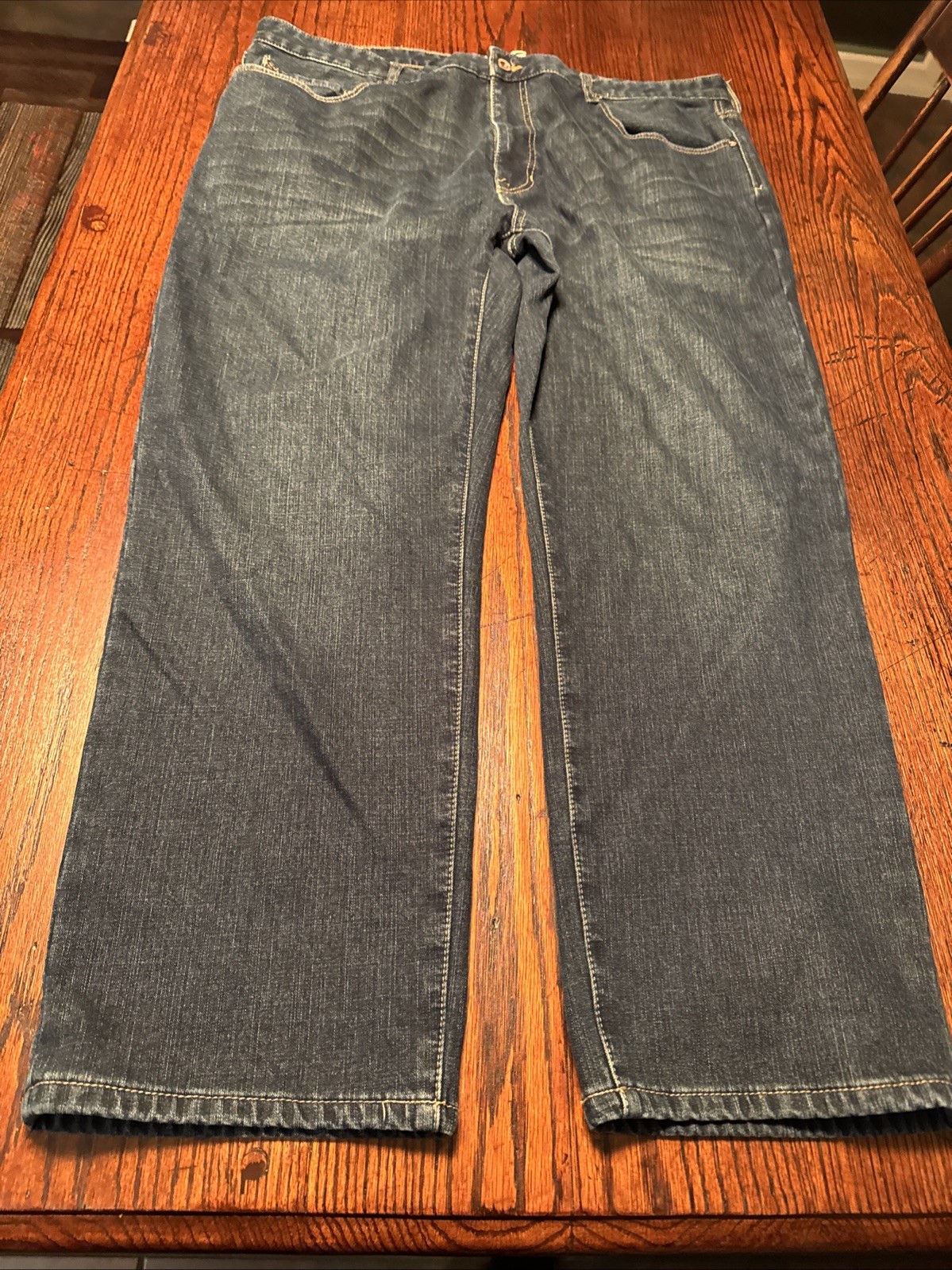 Weatherproof vintage Jeans Mens 42×30 Fleece Lined Stretch Classic Straight