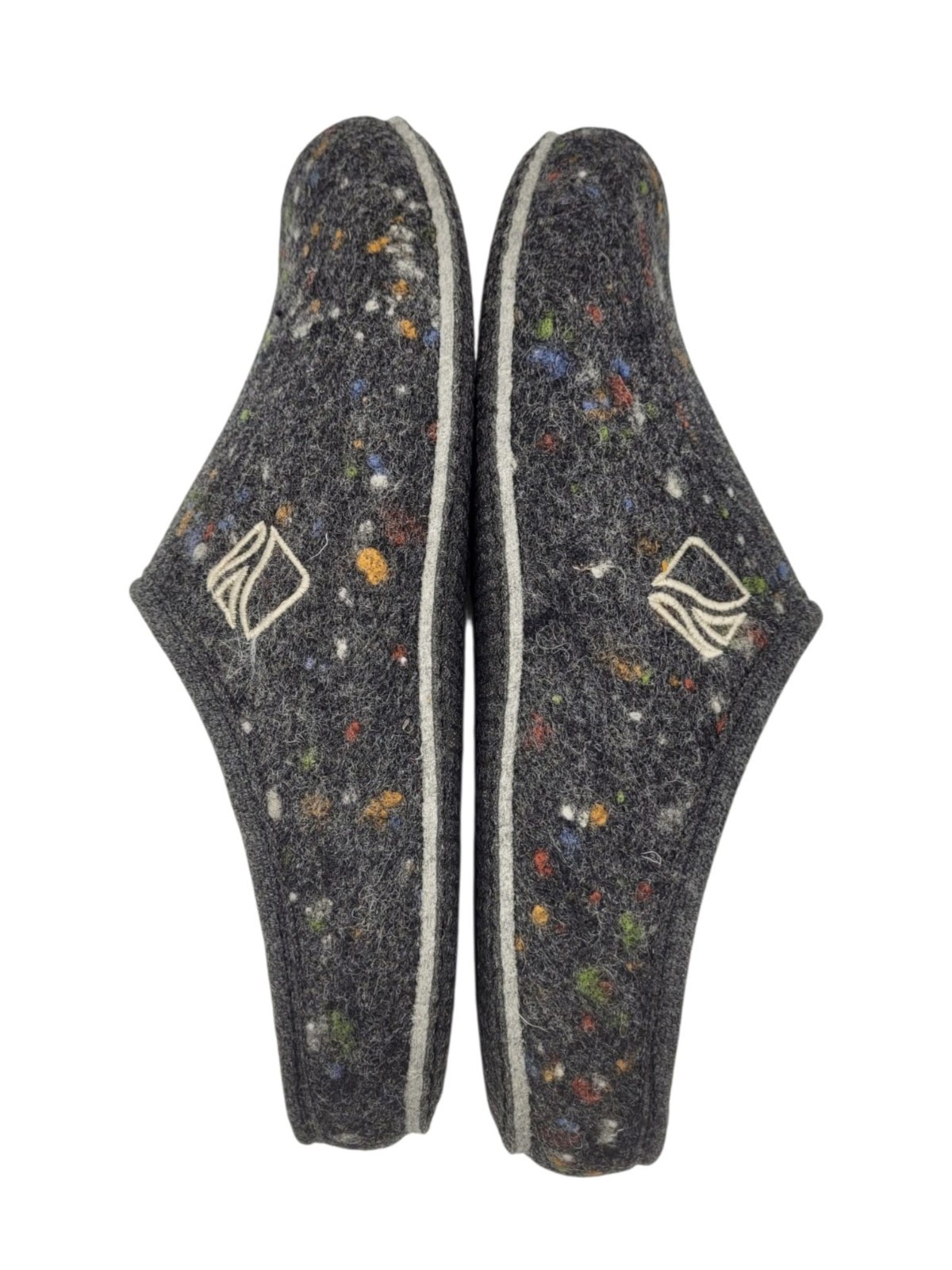 Men’s Felt Slippers BOSACO Warm Wool Anti Slip House Shoes Removable Insole