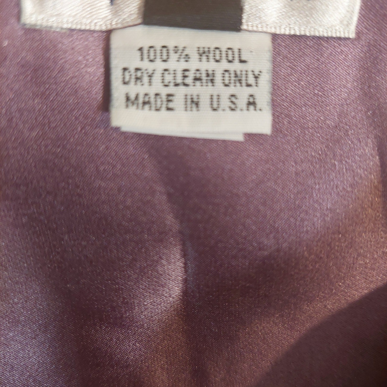 Sylvia Lien Wool Cape Wrap Womens Large Camel Tan Red Toggle Button Made in USA