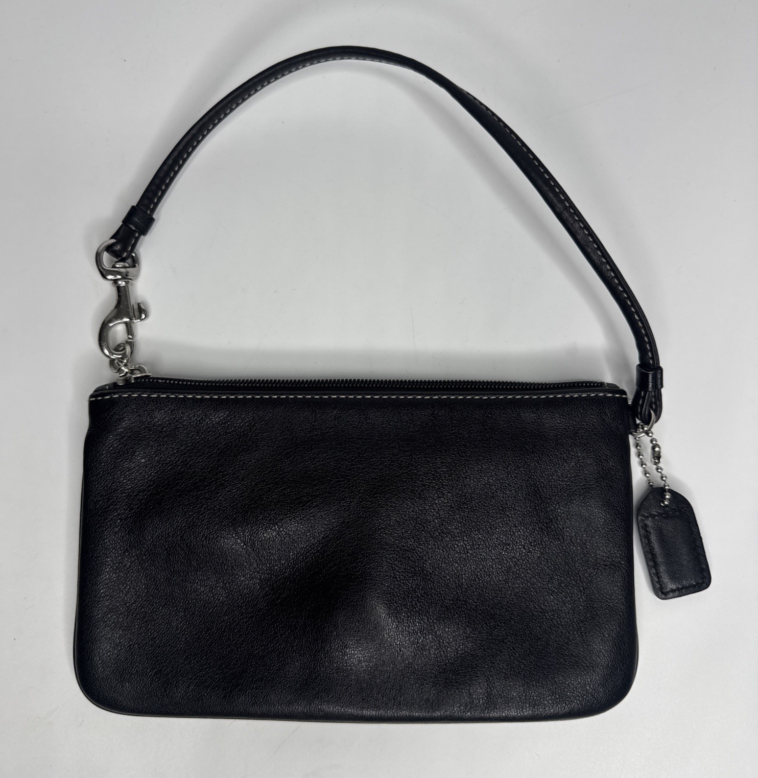 COACH Vintage Bleeker Black Leather Wristlet
