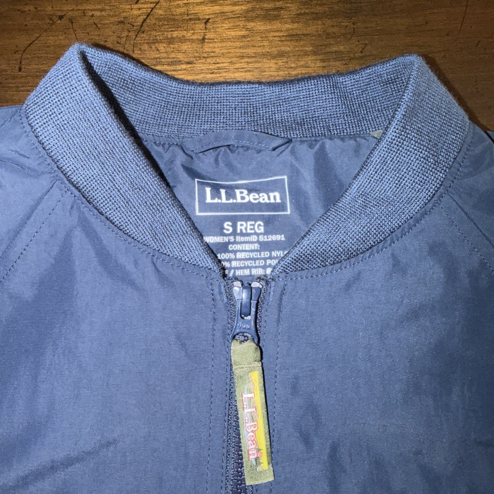 L.L. Bean Women Size Small Regular 3-Season Bomber Jacket Style 512691