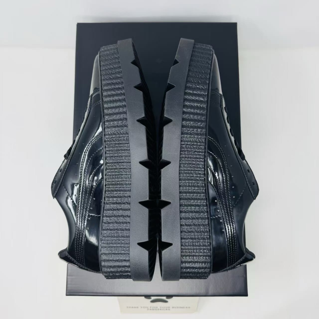 Puma Fenty by Rihanna Pointy Creeper Patent Black 366270-01 Women’s Size 7