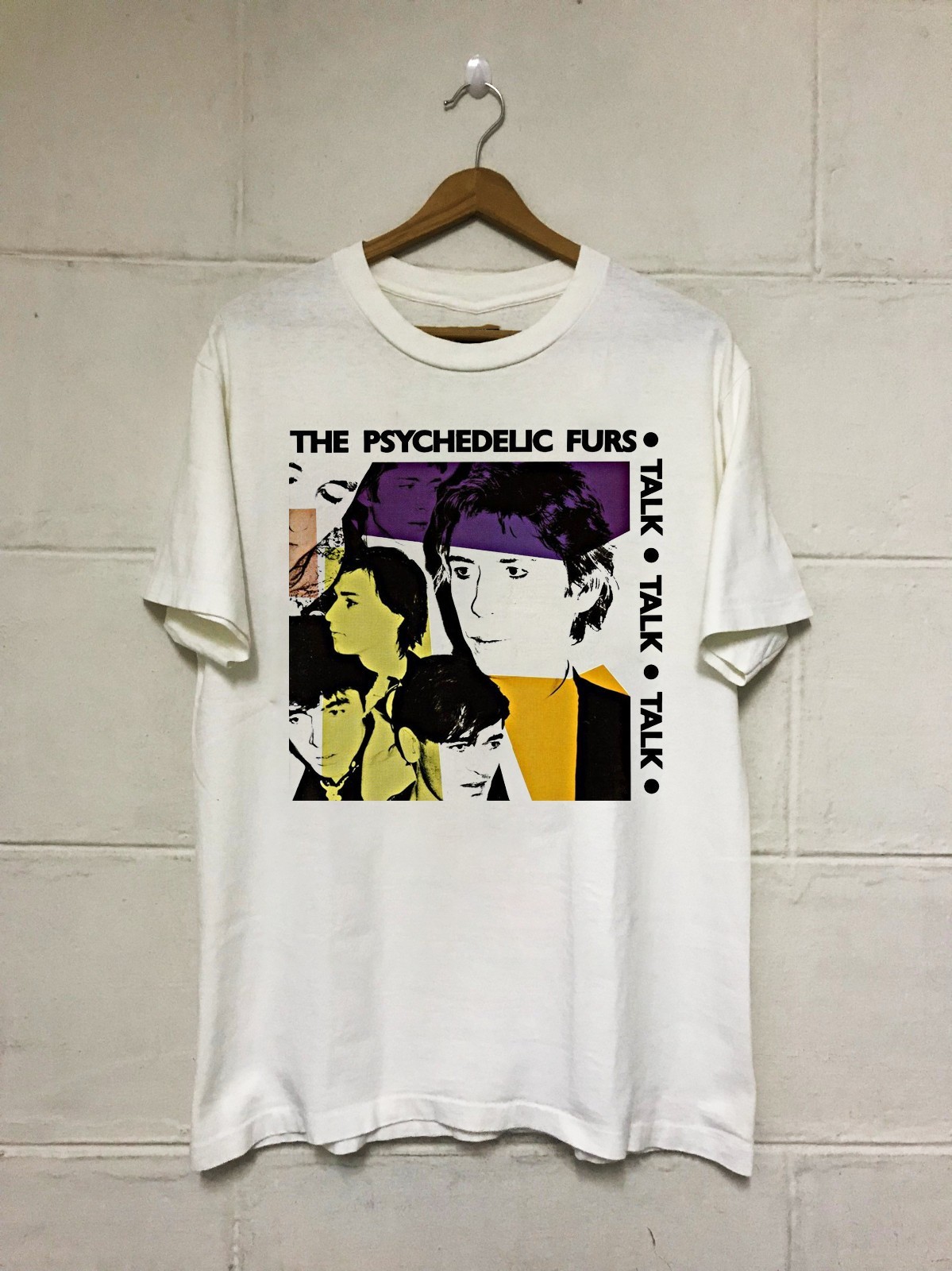 VIntage The Psychedelic Furs White Shirt Unisex Concert S to 5XL LO003