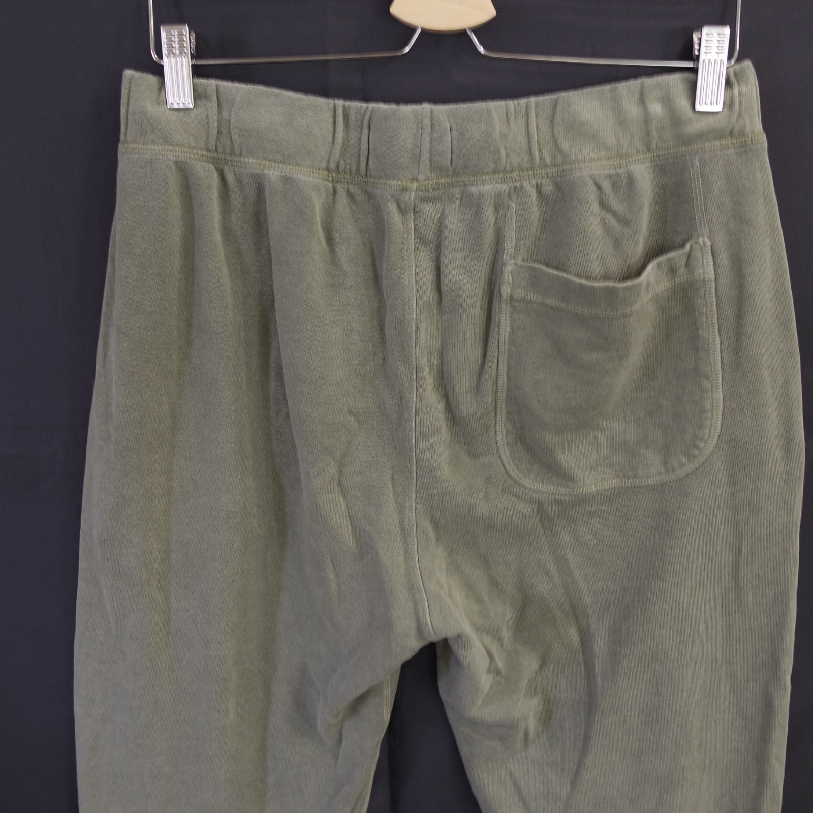 Buck Mason Sweatpants Mens Size M Olive Brushed Loopback Heavyweight Casual