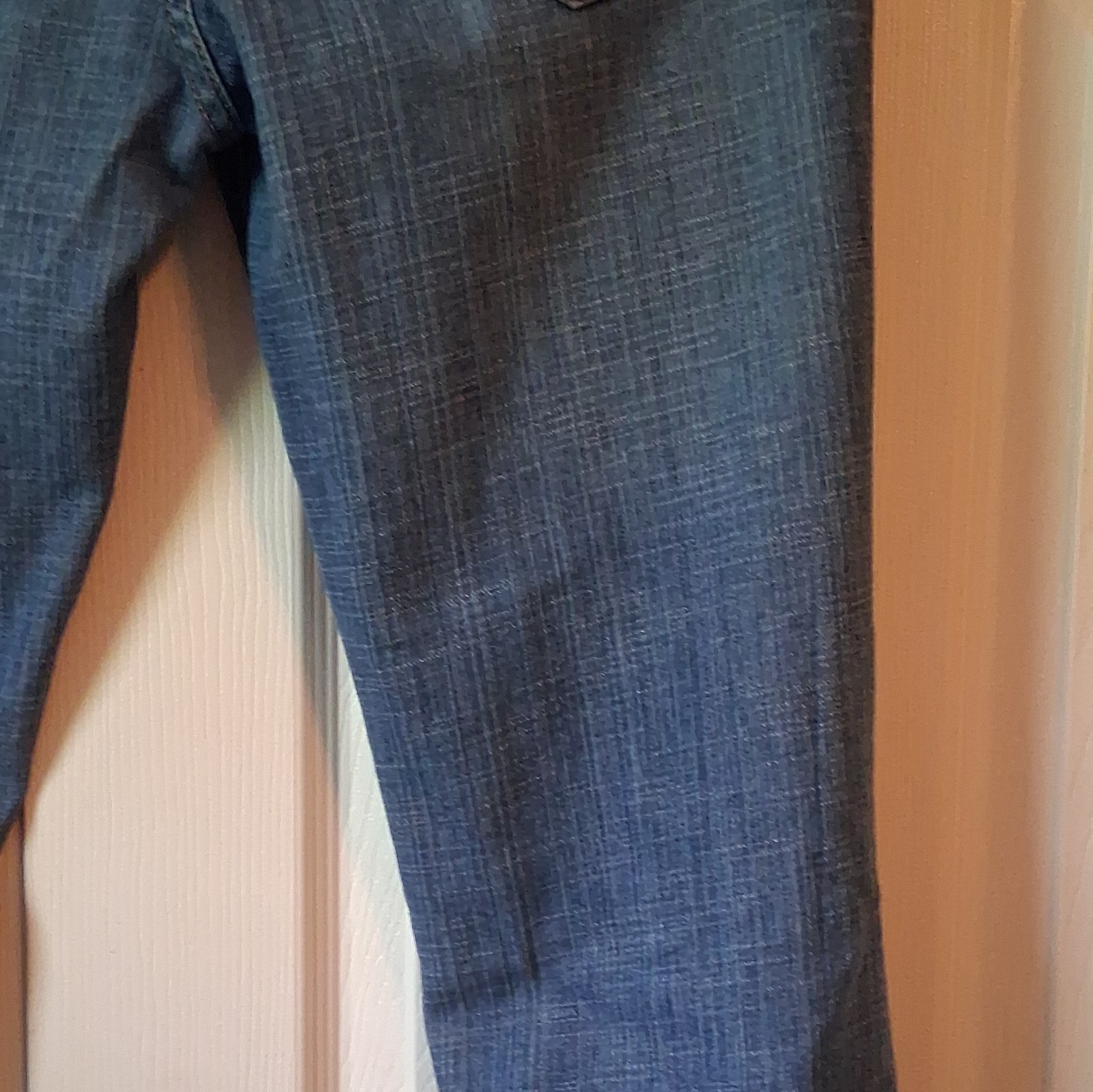 Seven7 Women’s Bootcut Blue Medium Wash Denim Jeans Cotton 5-Pocket Embroidered
