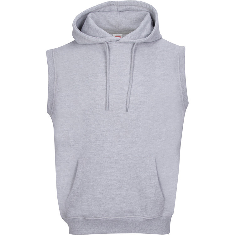 French Terry Sleeveless Pullover Hoodie