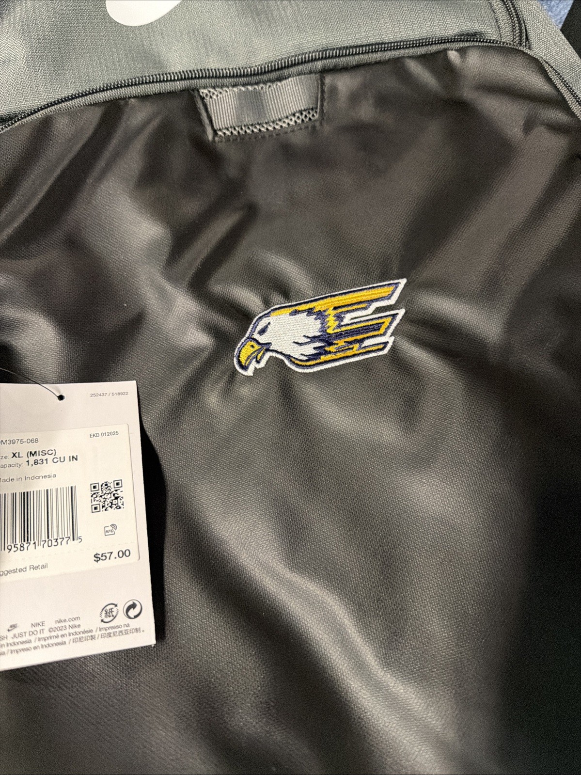 Adults Nike Brasilia 9.5 Backpack Extra Large 30L Iron Grey/Black DM3975-068