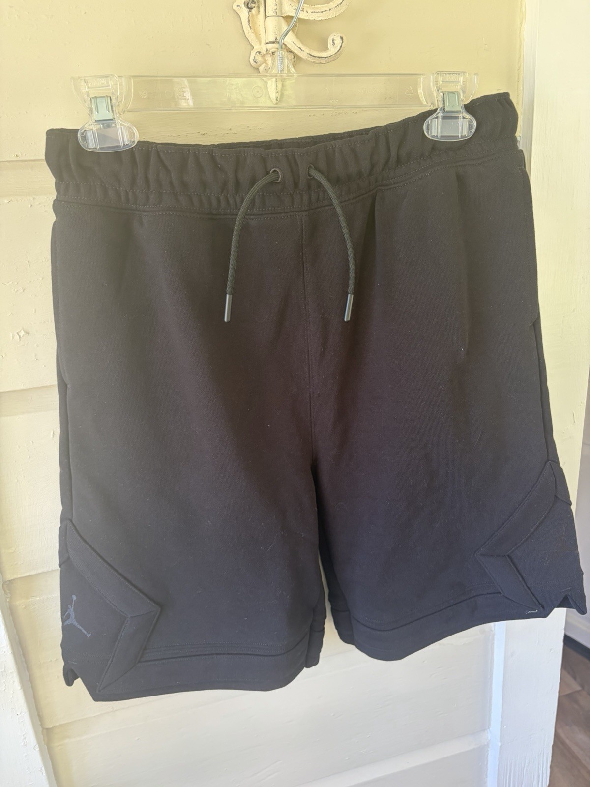 Air Jordan Flight Fleece Black Diamond Shorts Boys 13-15 L