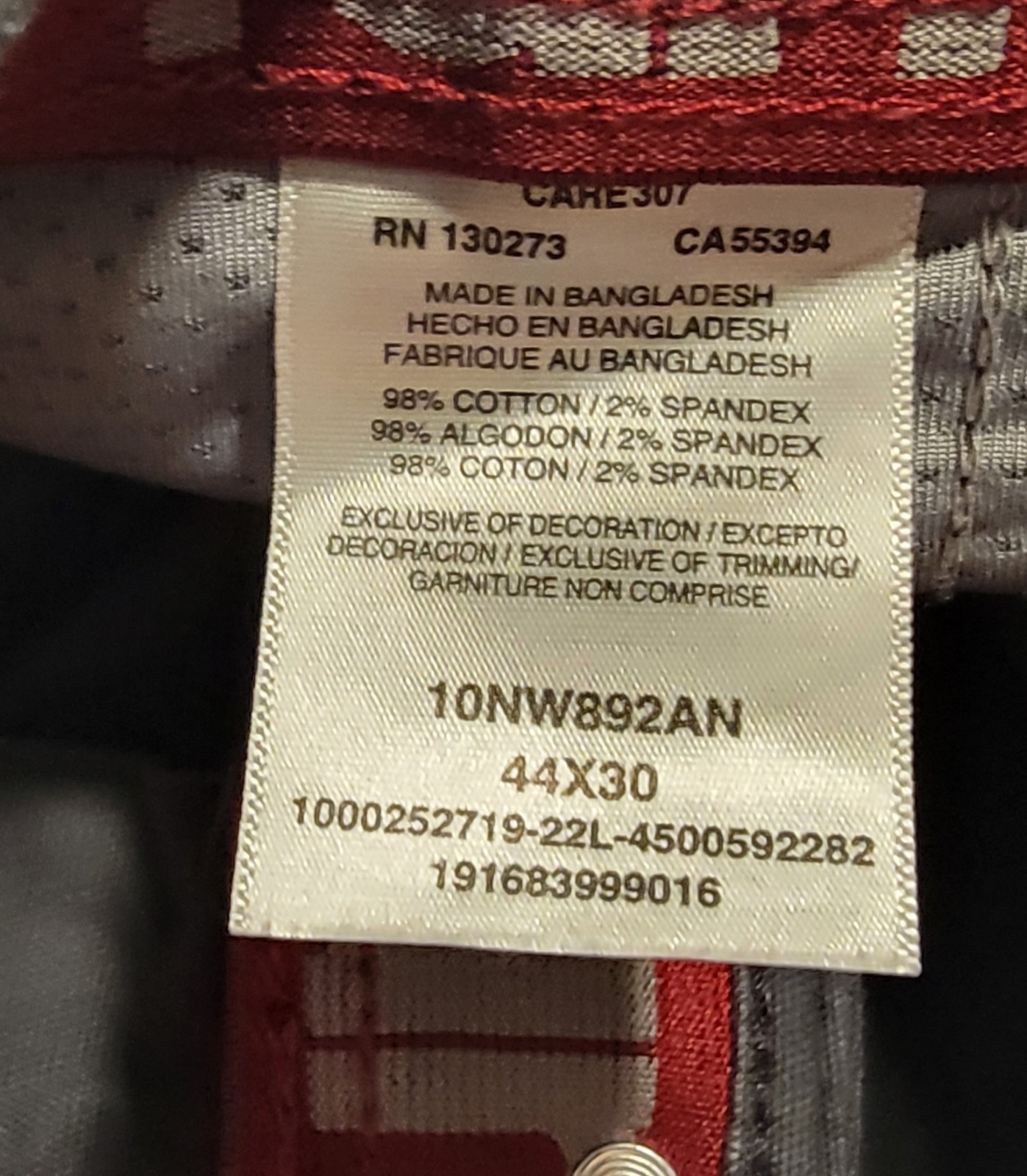 Wrangler All Terrain Cargo Pants 44×30