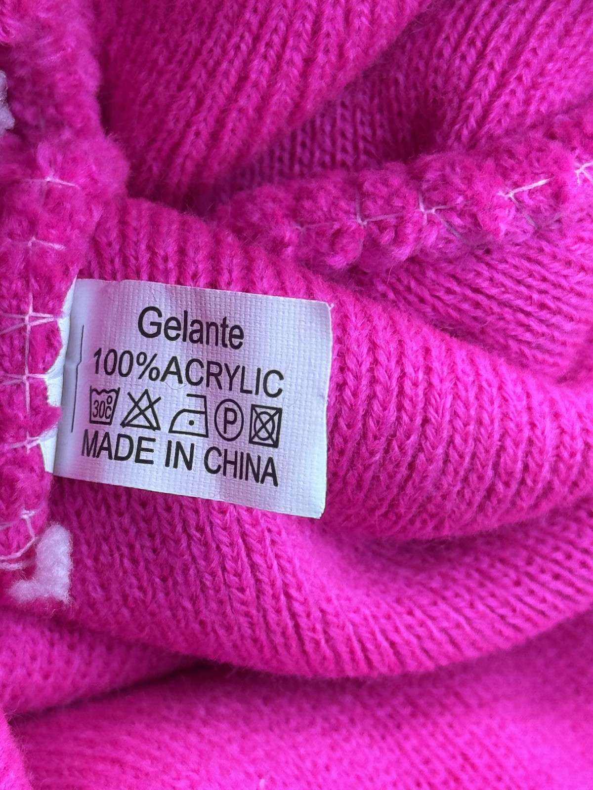 Gelante Beanie Knit Hat Cuffed Winter Skull Cap Warm Acrylic One Size Pink