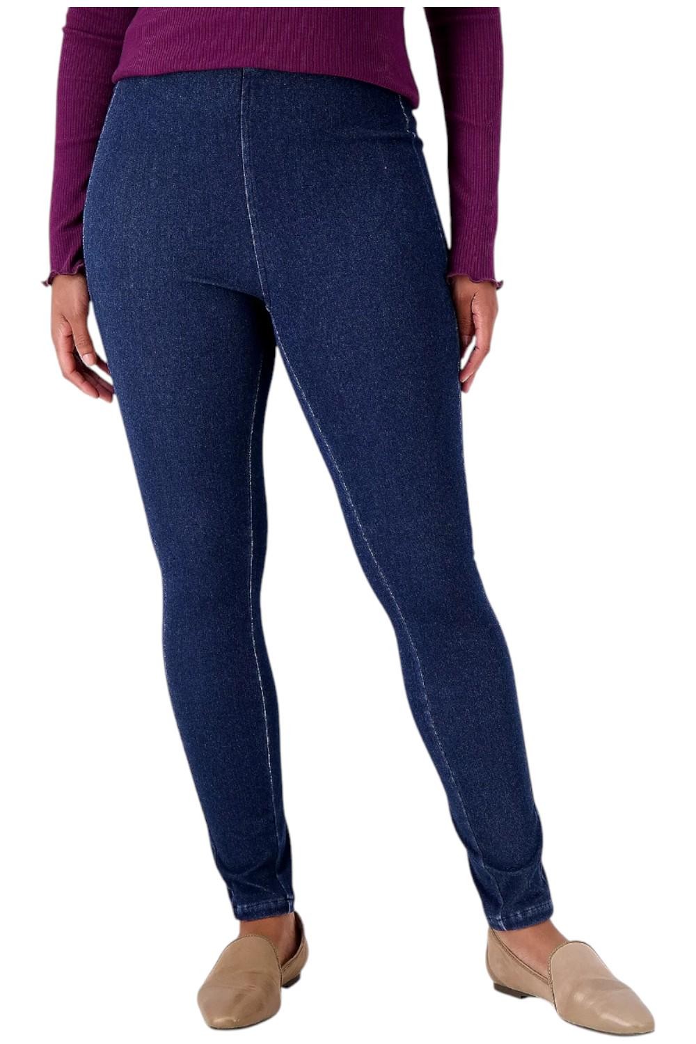 Encore by Idina Menzel Women’s Knit Denim Legging Heritage Wash