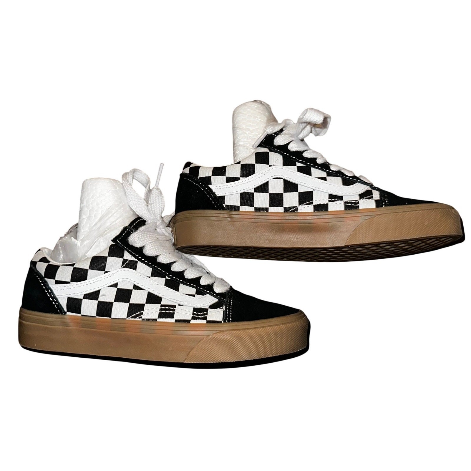 UEC Vans Old Skool Fat Lace Checker Gum Unisex 4M or 5.5W