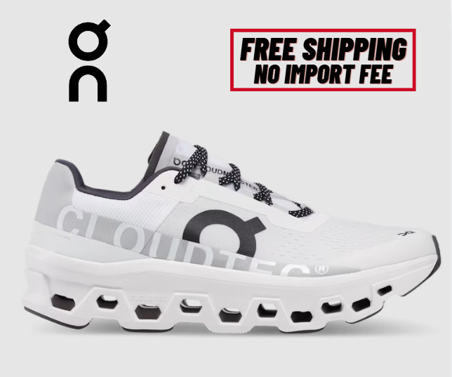 SALE! Auth On. Men’s Cloudmonster Running Shoes All White No Import Fee