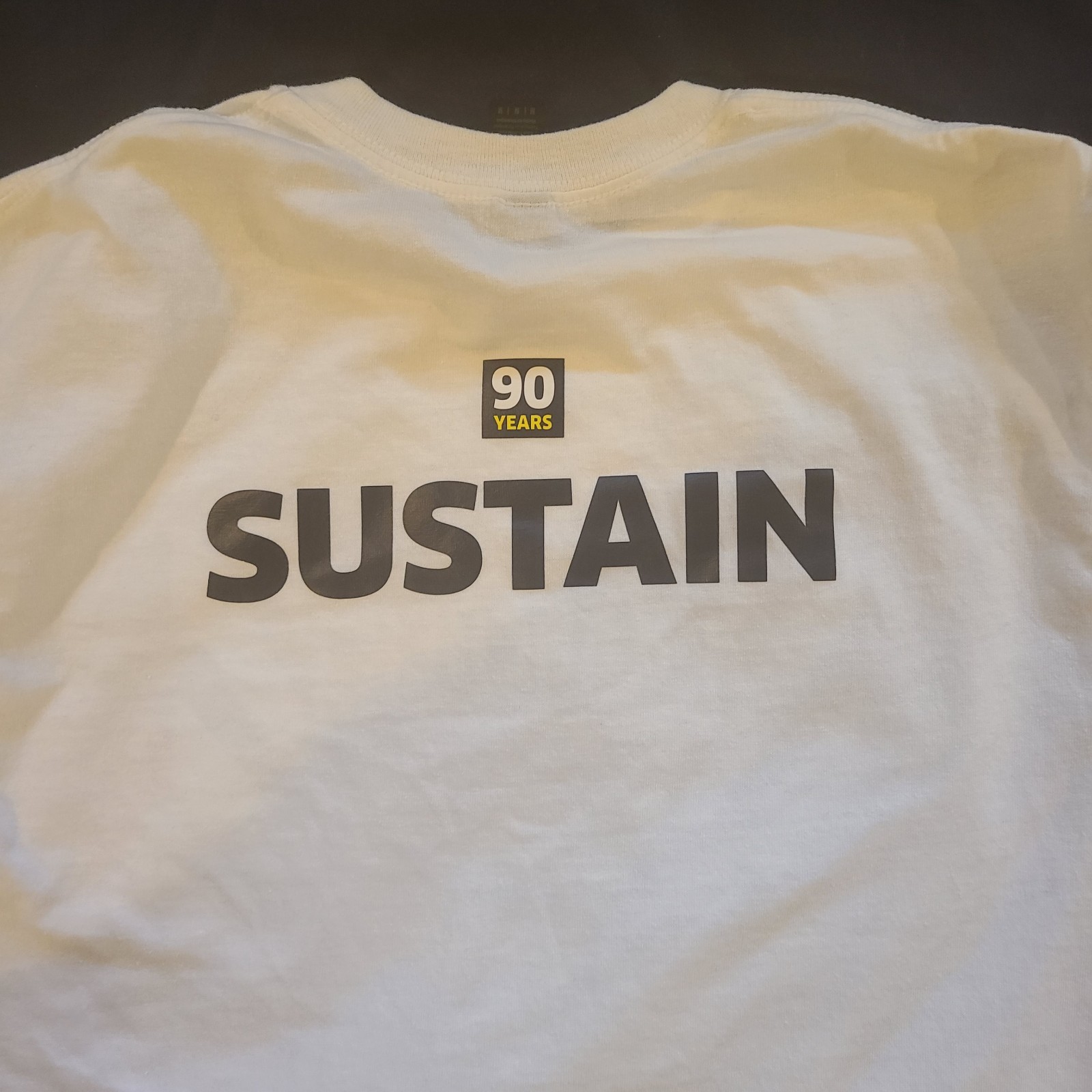 Gildan DryBlend White Karcher DS 350 Sustain Graphic Crew Neck T-Shirt Men’s M