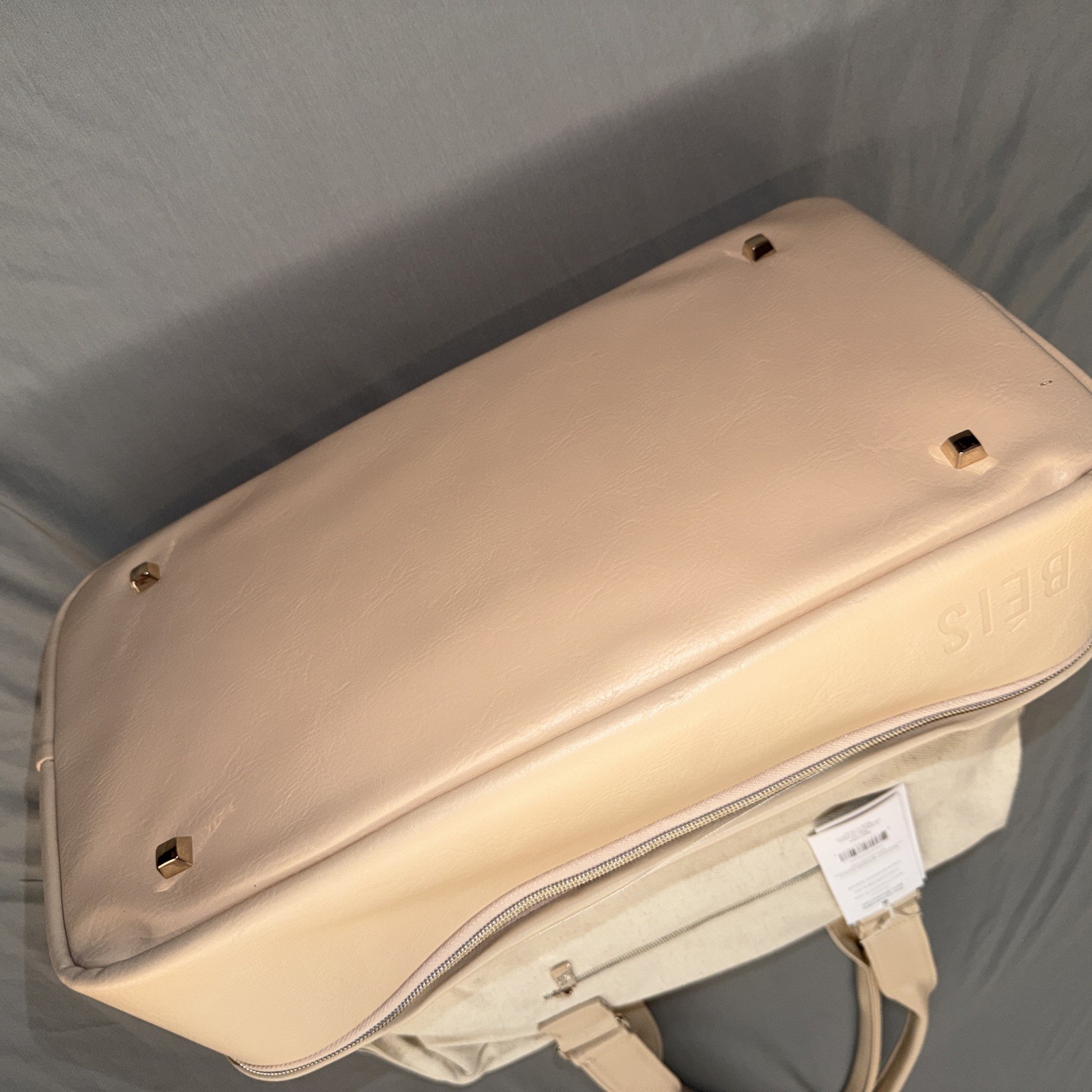 Beis The Convertible Mini Weekender in Beige