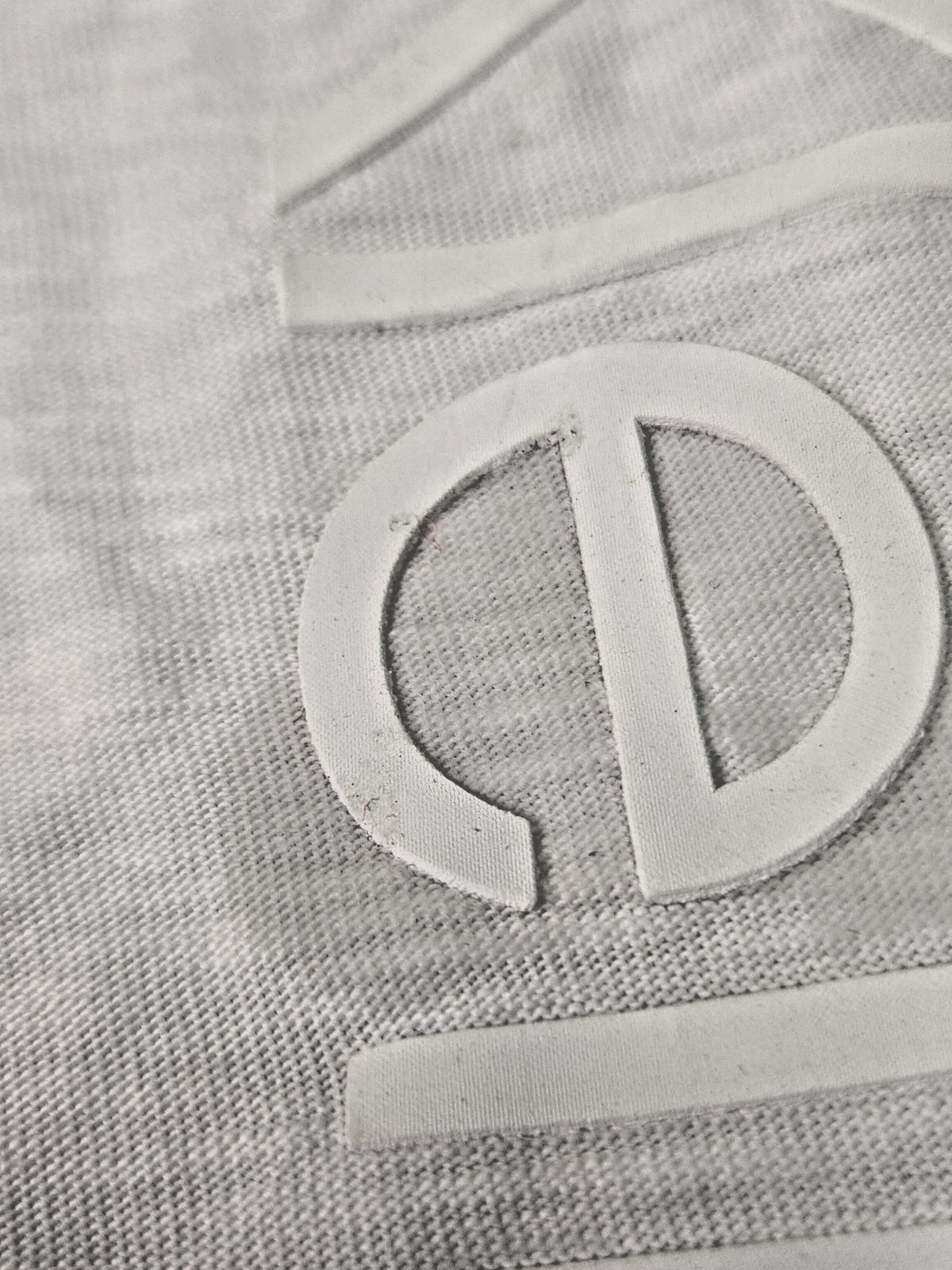 Calvin Klein V-Neck Spell Out Cotton Polo Brilliant White Mens Large