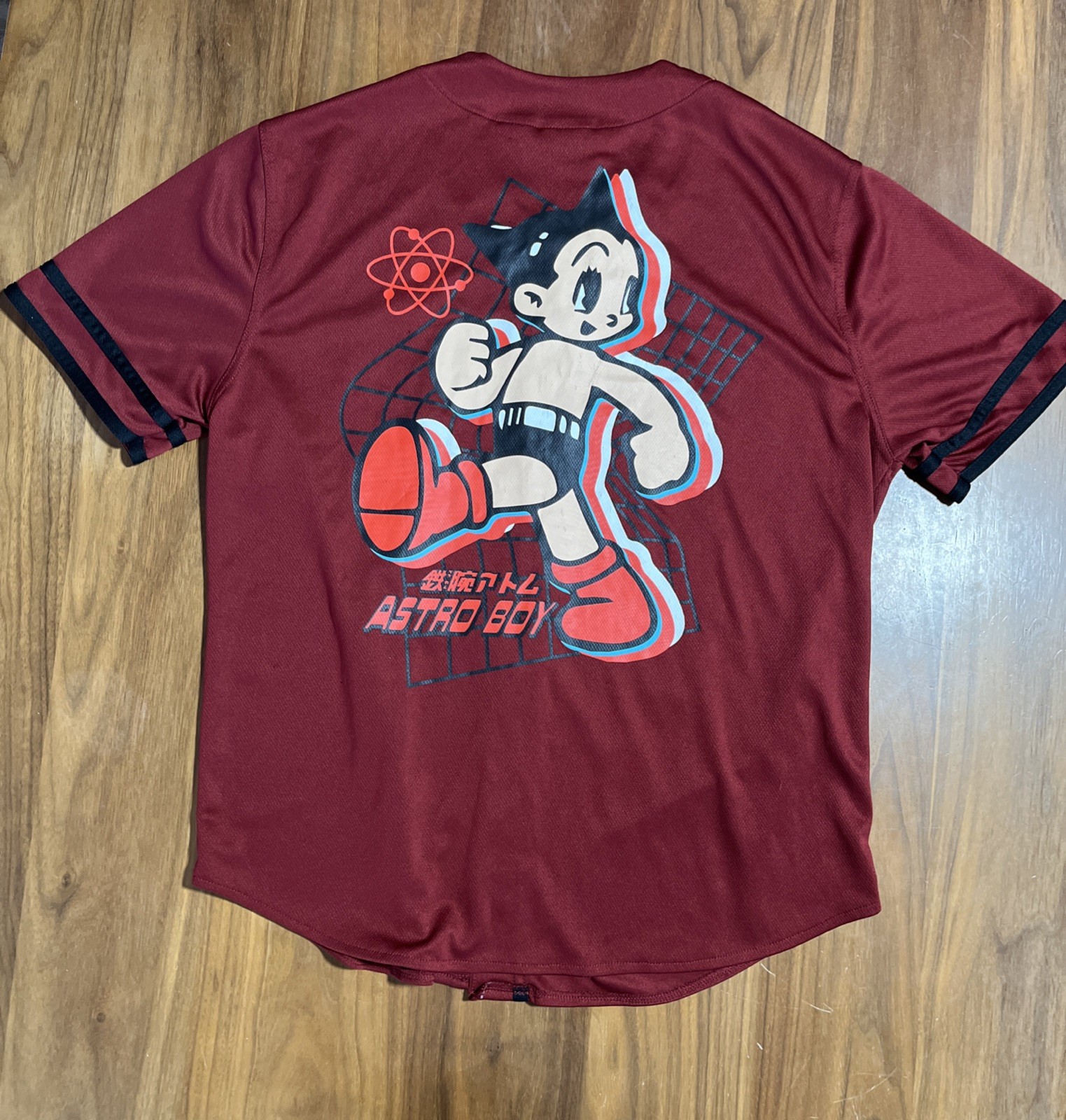 Astro-Boy Baseball Jersey Size Large Isaac Morris Limited Mighty Atom Zoom