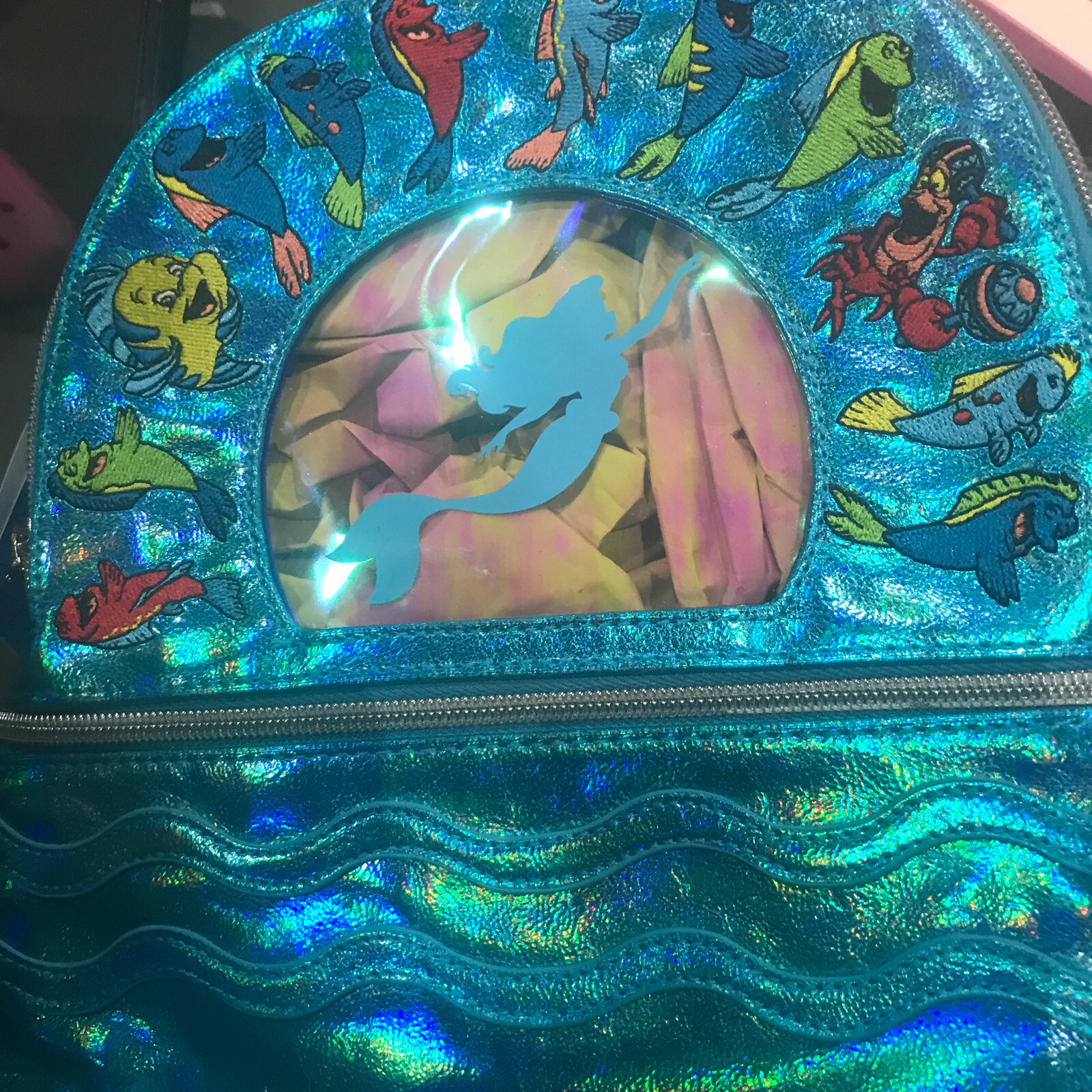 Danielle Nicole Disney The Little Mermaid Under The Sea Ariel Backpack NWT