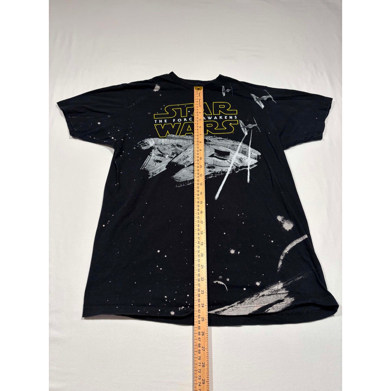 Star Wars The Force Awakens Millennium Falcon Shirt Fifth Sun Black Mens Medium