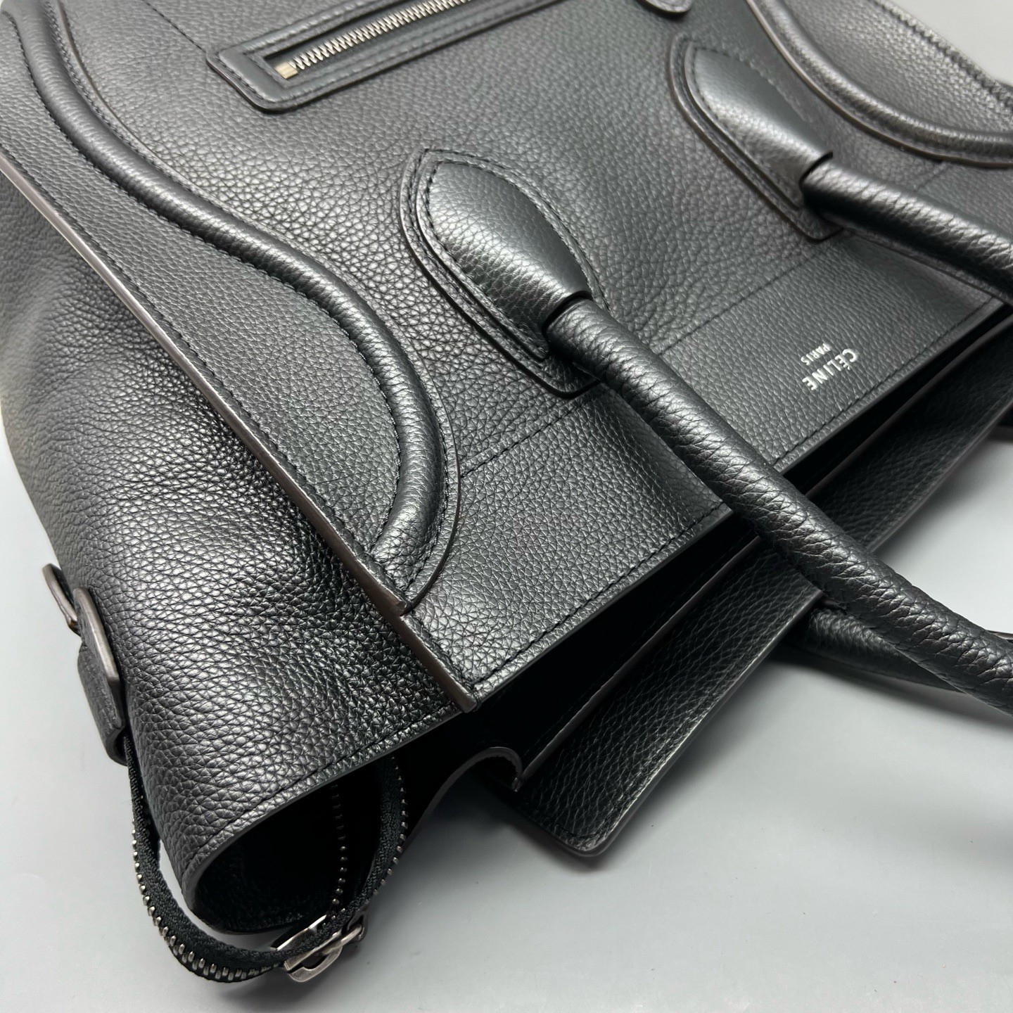 Celine Pre-Owned Authentic Satchel Black 30*29*17cm Free Tracked Shipping