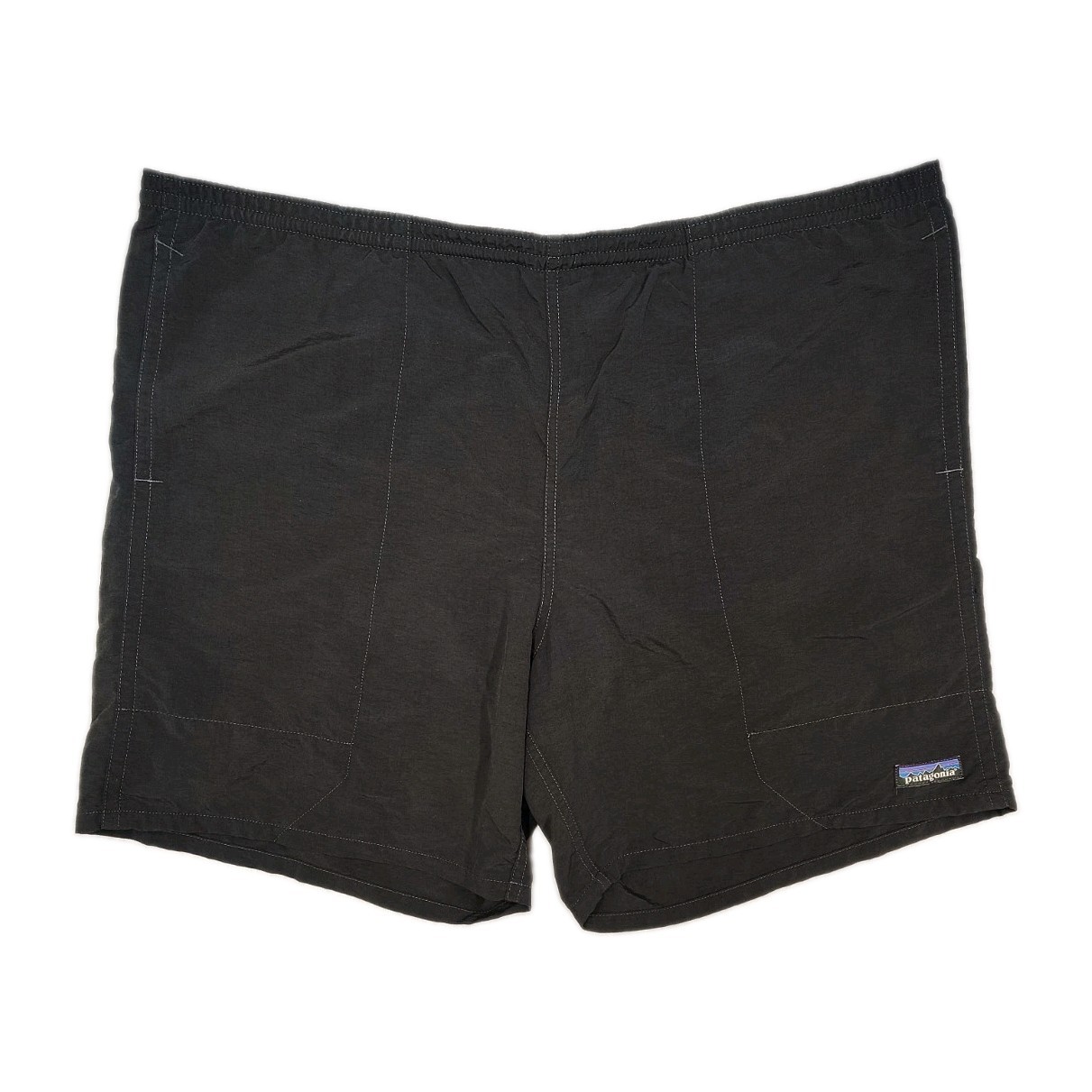 Patagonia Baggies Shorts Mens L 42 Black Lined Hybrid Swim Beach Trail 6 Inseam