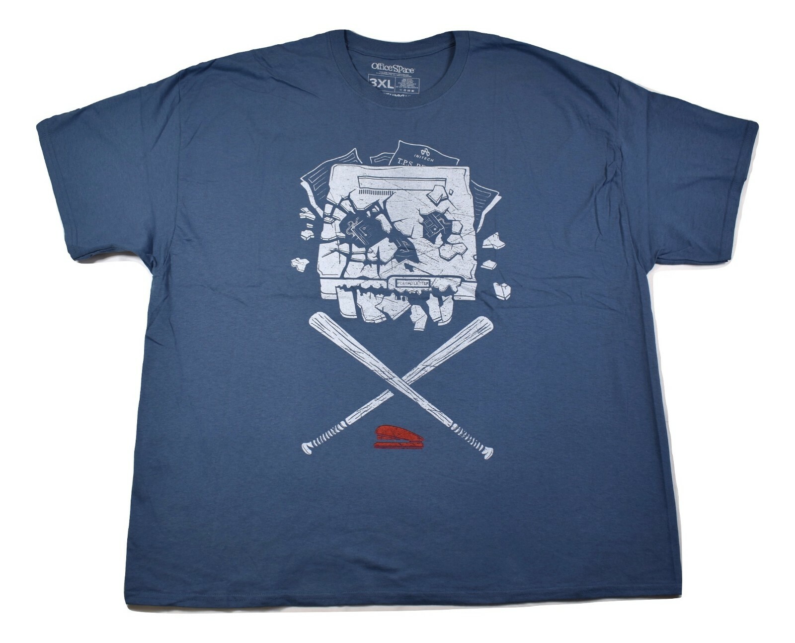 Loot Crate Mens Office Space Baseball Bats Mayhem Tee Shirt New S, L, 2XL, 3XL