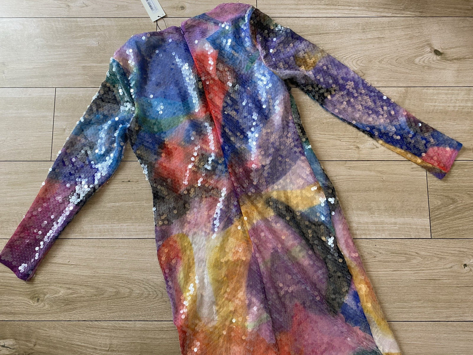 Stunning ASHISH Designer DEBENHAMS SEQUIN DRESS (uk14)