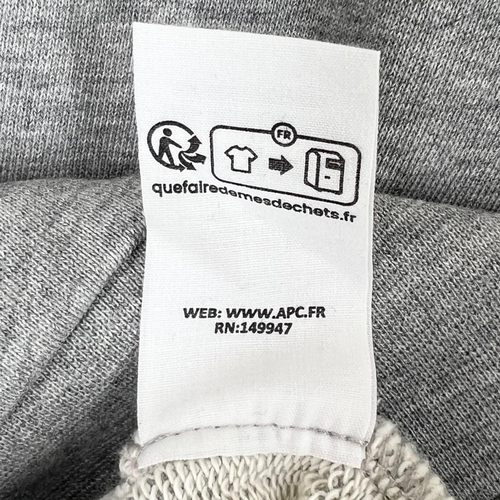 A.P.C. Standard Grand VPC Plain Parker gray mens M【used】