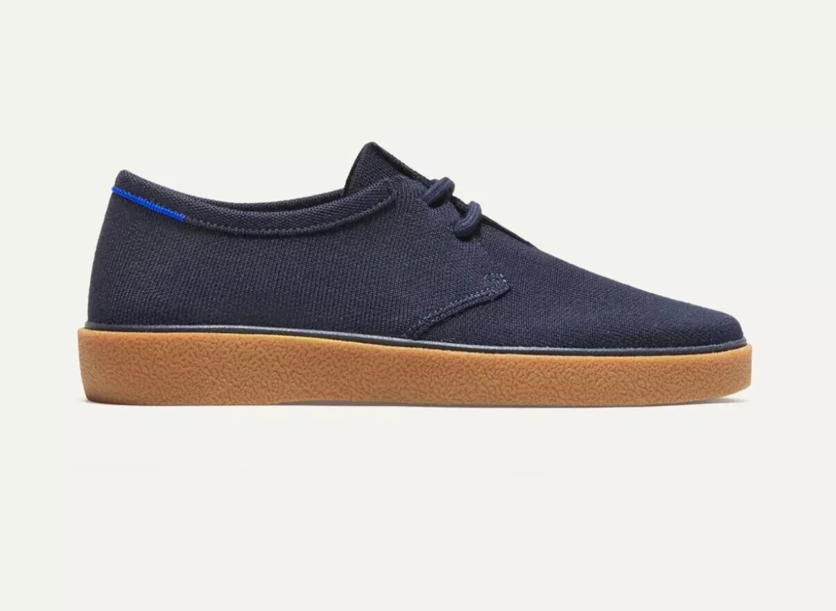 NEW ROTHYS The Monty in Navy BLUE CASUAL DERBY OXFORD SHOES 122 MENS SIZE 11