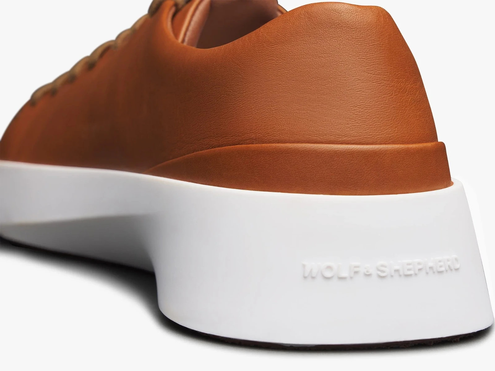 Wolf & Shepherd Cruise Lo Leather Sneakers Honey/Brilliant White Size M6.5/W8