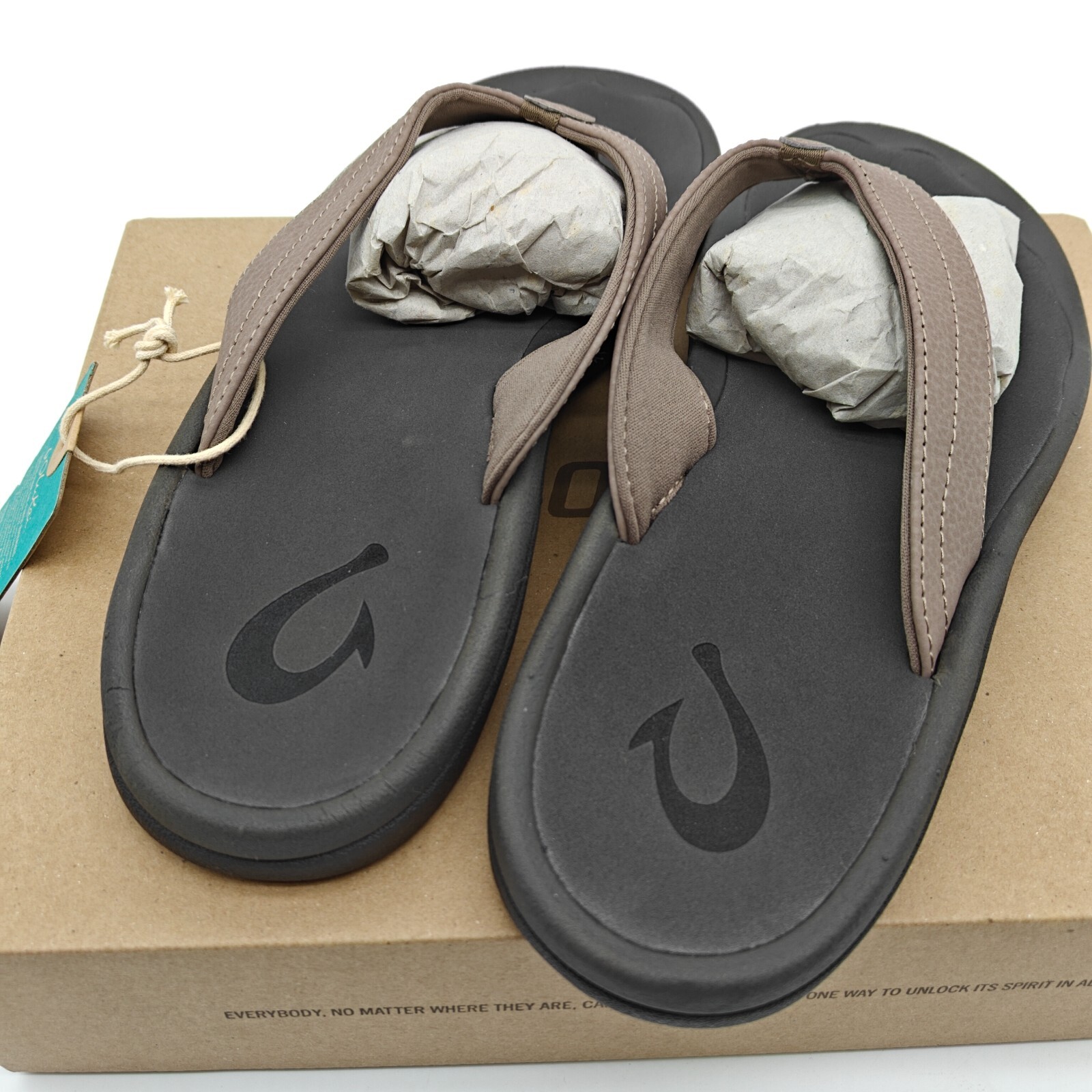 OluKai Women’s Ohana 20110-WM4E Brown Flip Flop Beach Sandals New SZ 6/7/8/9