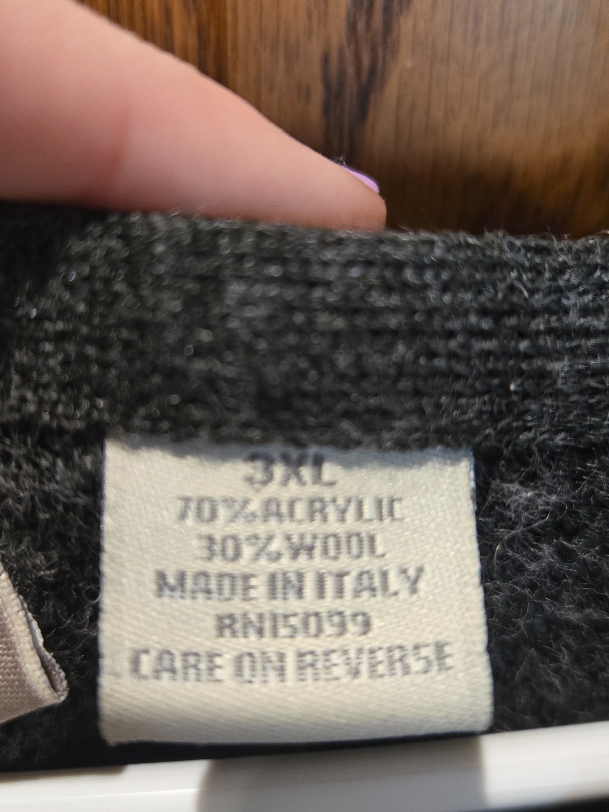 Vintage Fieldmaster Grandpa Cardigan Brown Size 3XL Made In Italy Wool Blend